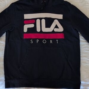 FILA SPORT Navy Blue, Red, & White Sweatshirt/ Hoodie Size M